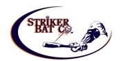 Striker Bat baseball bat company logo
